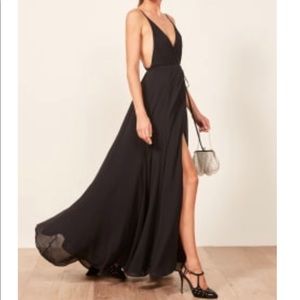 Reformation Callalily Dress in BLACK